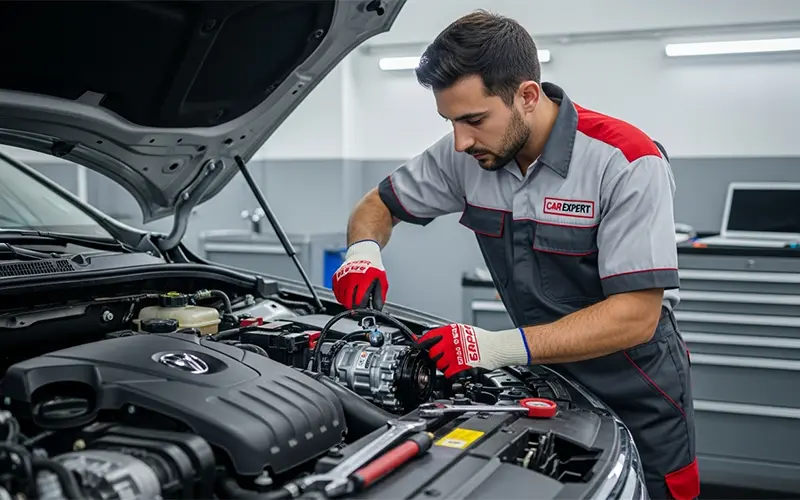 Car AC gas refill service Dubai using R134a and R1234yf