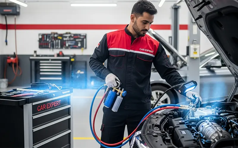 AC Gas Refill & Leak Detection