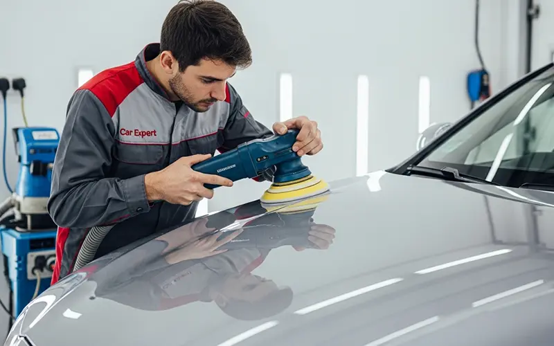 Clear coat and finish polishing service Dubai for Dent and Paint Service Dubai