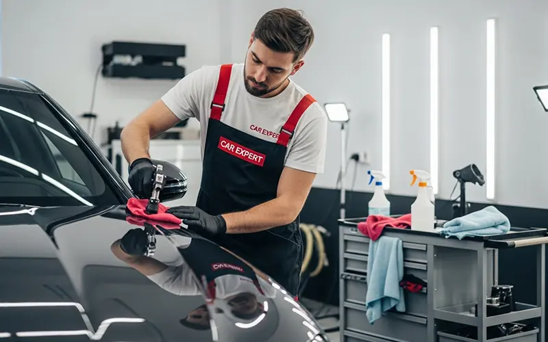 Ceramic coating maintenance and re-application service Dubai