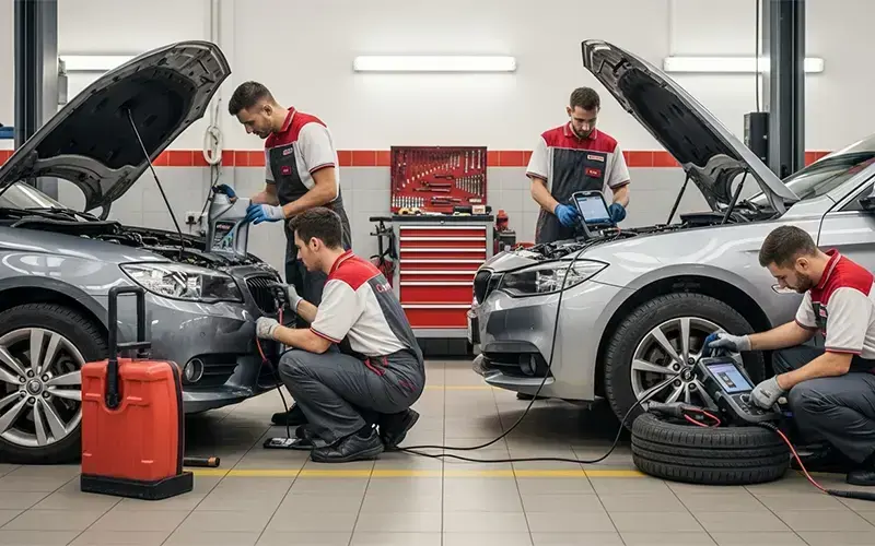 Complete car service packages auto repair service Dubai