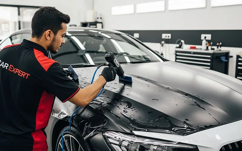 Matte stealth PPF service Dubai