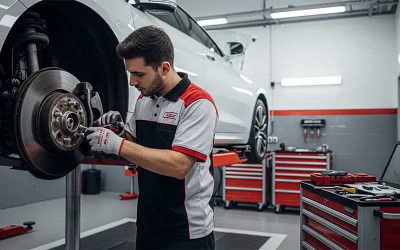 Reliable brake repair service in Dubai focused on safe and responsive braking