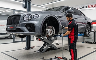 Bentley brake system inspection and repair